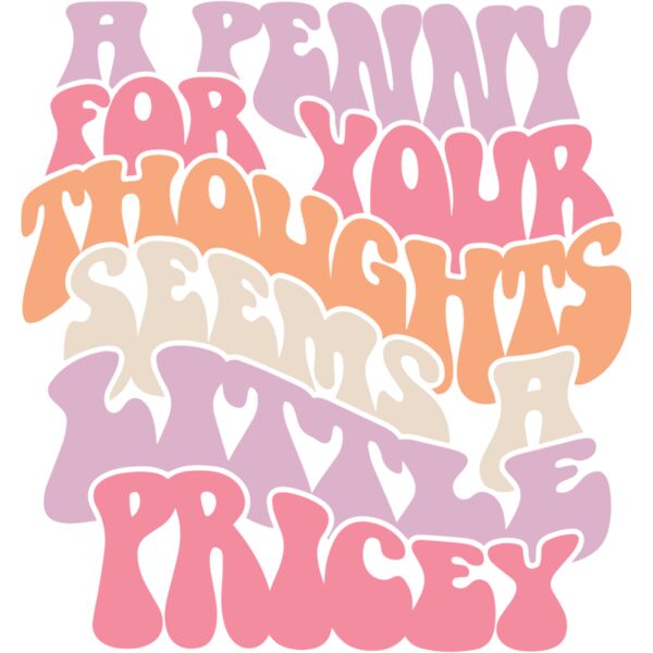 A penny for your thought SVG Thumbnail